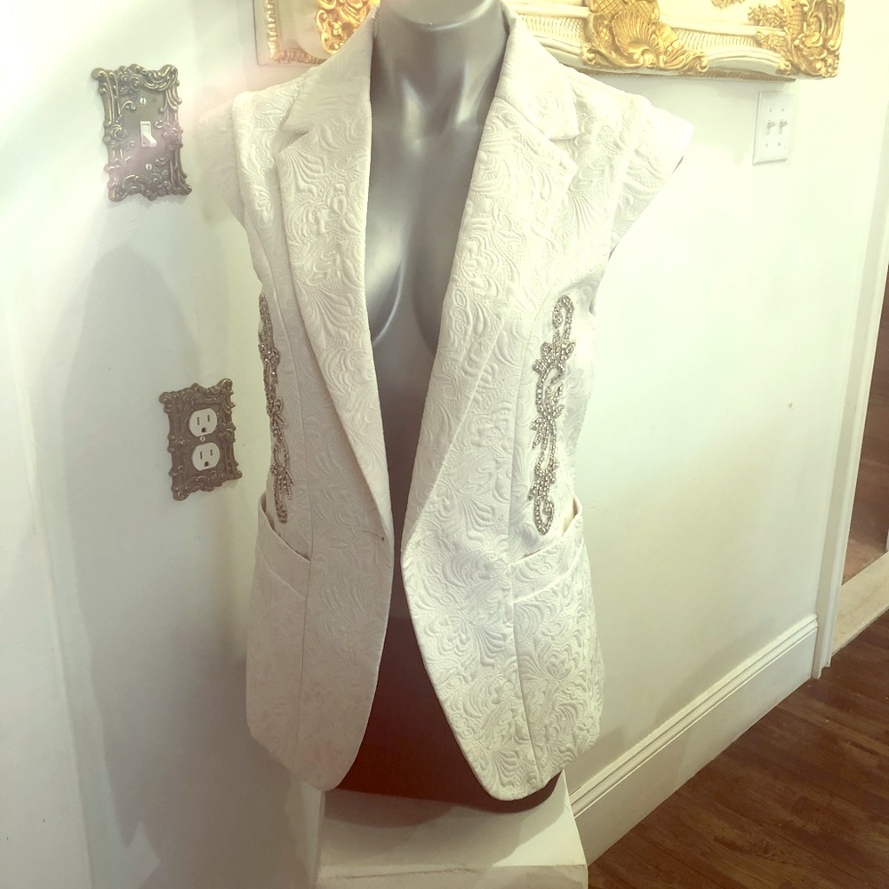 Garcia diamond embroidered vest